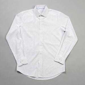 Mens Christian Aujard Fitted Dress Shirt - Black/White