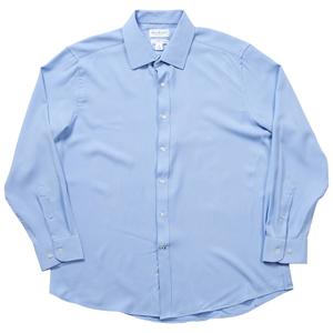 Mens Bill Blass Essentials Slim Fit Dress Shirt - Lapis Blue