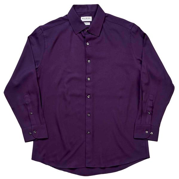 Mens Bill Blass Slim Fit Double Twill Dress Shirt