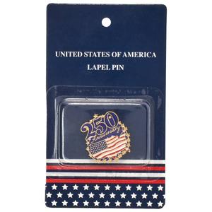 Mens American Heritage 250th Anniversary Lapel Pin