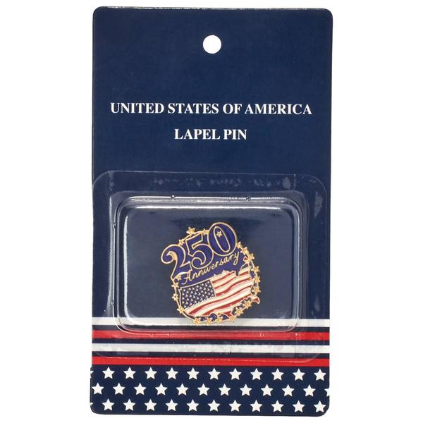 Mens American Heritage 250th Anniversary Lapel Pin