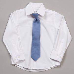 Boys (4-7) Bill Blass Dress Shirt & Tie - White