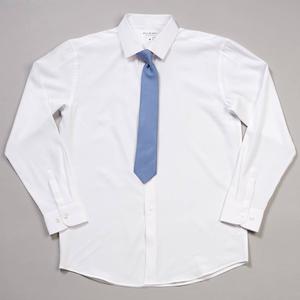 Boys (8-20) Bill Blass Dress Shirt & Tie - White/Blue