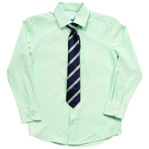 Boys (8-20) Bill Blass Dress Shirt & Tie Set - Patina Green alternate view