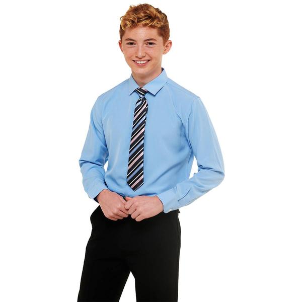 Boys (8-20) Bill Blass Dress Shirt & Tie Set - Della Robbia Blue