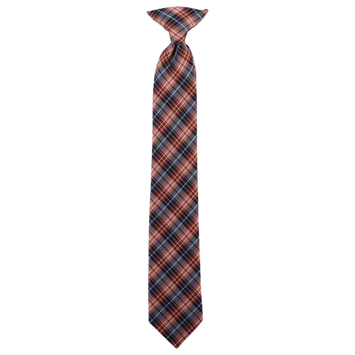 Boys Bill Blass Clip On Tie - Orange