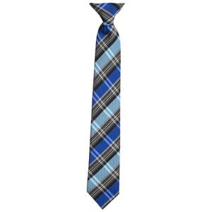 Boys (4-7) Bill Blass Clip on Tie - Blue/Grey