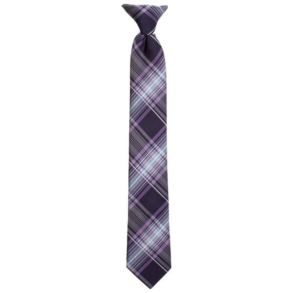 Boys (4-7) Bill Blass Clip-On Tie - Purple
