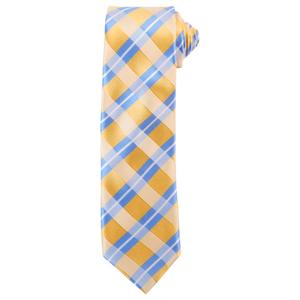 Boys (8-20) Bill Blass Tie - Yellow Plaid