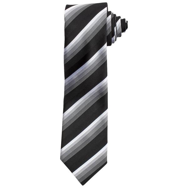 Boys (8-20) Bill Blass Tie - Black/White