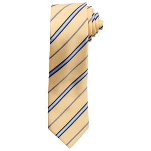 Boys (8-20) Bill Blass Tie - Yellow Stripe