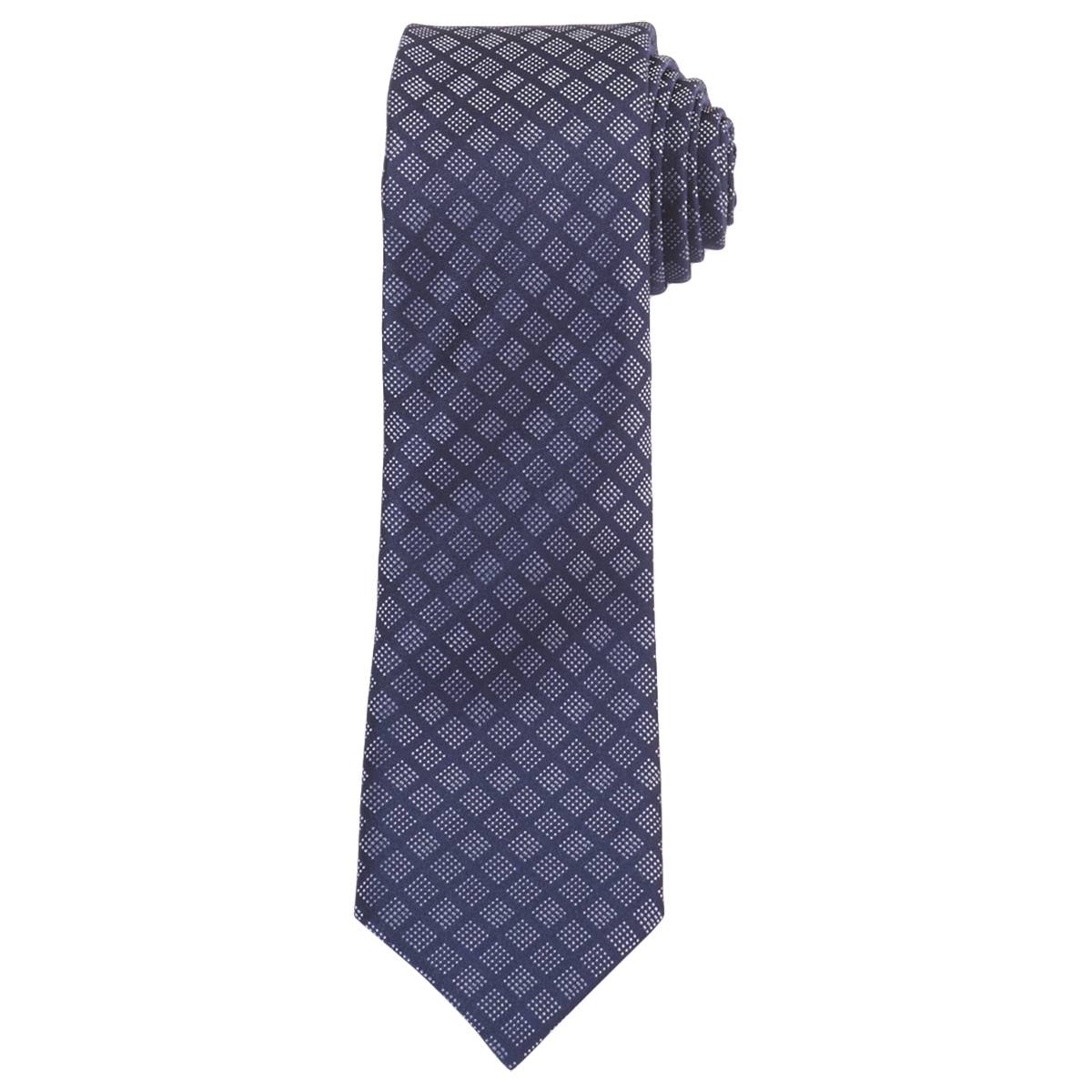 Boys Bill Blass Geometric Tie - Navy