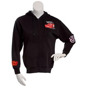 Juniors C-Life Lightning Mcqueen Chenille Patch Zip Hoodie alternate view