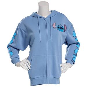Juniors C-Life Stitch Embroidered Ear Hood Zip Hoodie alternate view