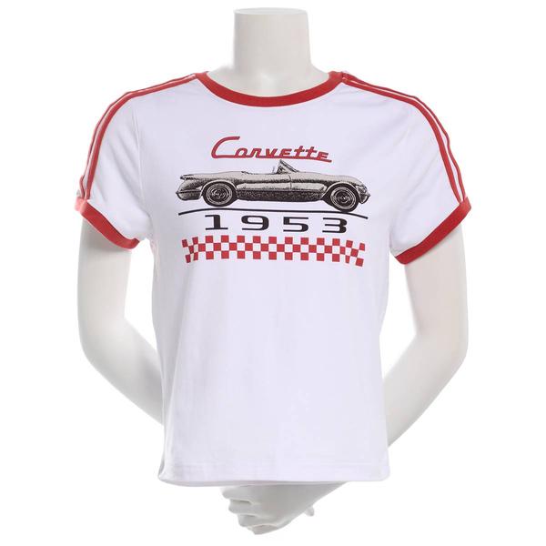 Juniors Plus C-Life 1953 Corvette Ringer Baby Tee alternate view