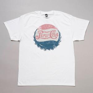 Young Mens Pepsi Cola Short Sleeve Graphic Tee - White alternate view