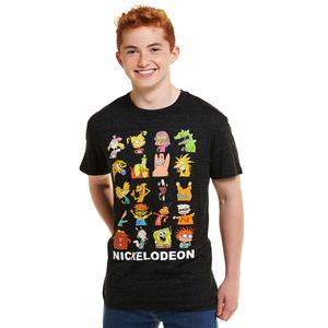 Young Mens Nickelodeon(tm) Group Short Sleeve Graphic Tee