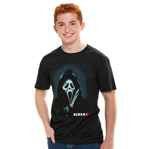 Young Mens Scream Crew Neck Short Sleeve Graphic Tee