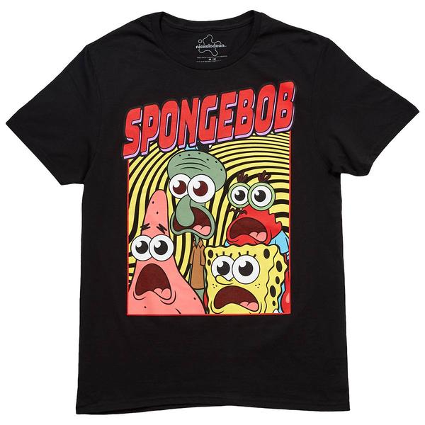 Young Mens Nickelodeon(tm) SpongeBob SquarePants Group Graphic Tee