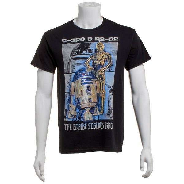 Young Mens Star Wars(R) C3PO & R2D2 Graphic Tee