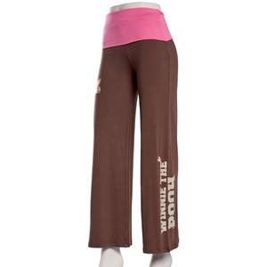 Juniors C-Life Pooh Contour Fold Over Waist Wide Leg Pants