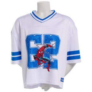 Juniors C-Life Spider-Man Mesh Crop Football Jersey