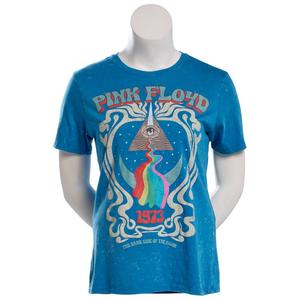 Juniors C-Life Mineral Wash Pink Floyd Eye Rainbow Boyfriend Tee