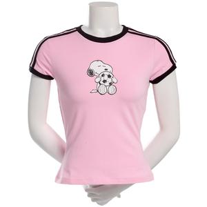 Juniors C-Life Snoopy Soccer Ball Ringer Tee