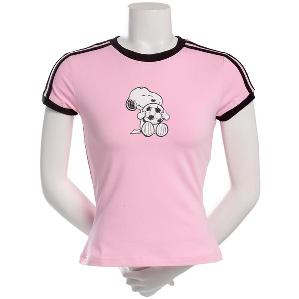 Juniors C-Life Snoopy Soccer Ball Ringer Tee