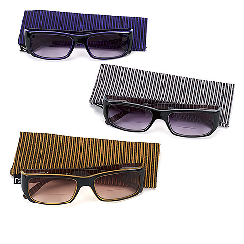 Womens David & Young Small Stripe Sun Readers