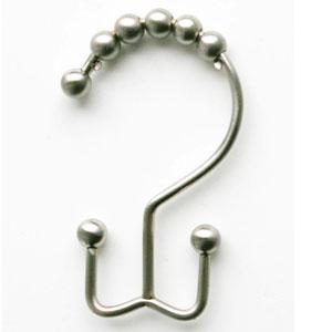 Double Ball Glide 12pk. Shower Curtain Hooks