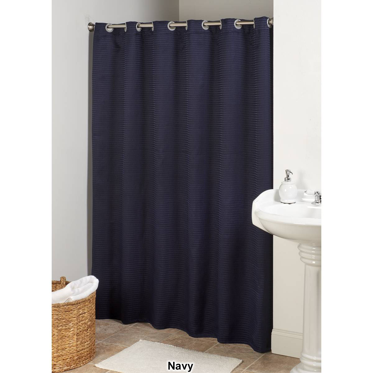 InstaCurtain Steveson Shower Curtain