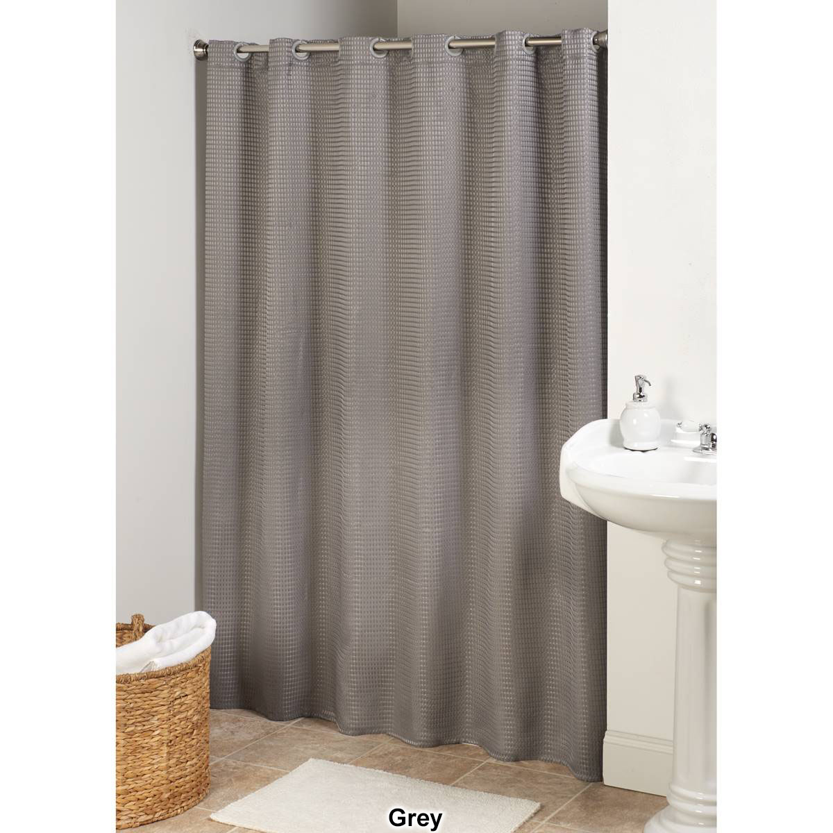 InstaCurtain Steveson Shower Curtain