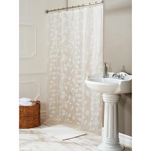 Just Leaves PEVA Shower Curtain