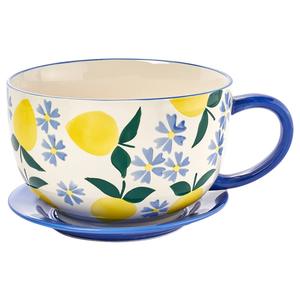 Limonata Floral Large Teacup Planter