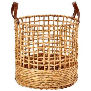 Baum Brothers Medium Twist & Karo Weave Water Hyacinth Basket