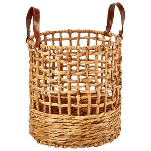 Baum Brothers Small Twist & Karo Weave Water Hyacinth Basket