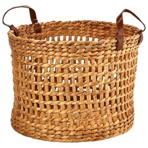 Baum Brothers Large Carro+Rice Nutweave Water Hyacinth Basket