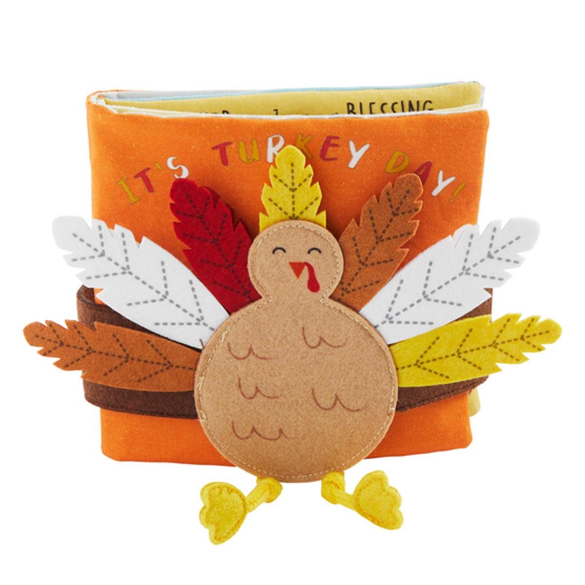 Mud Pie(R) Turkey Day Soft Book W/ Headband