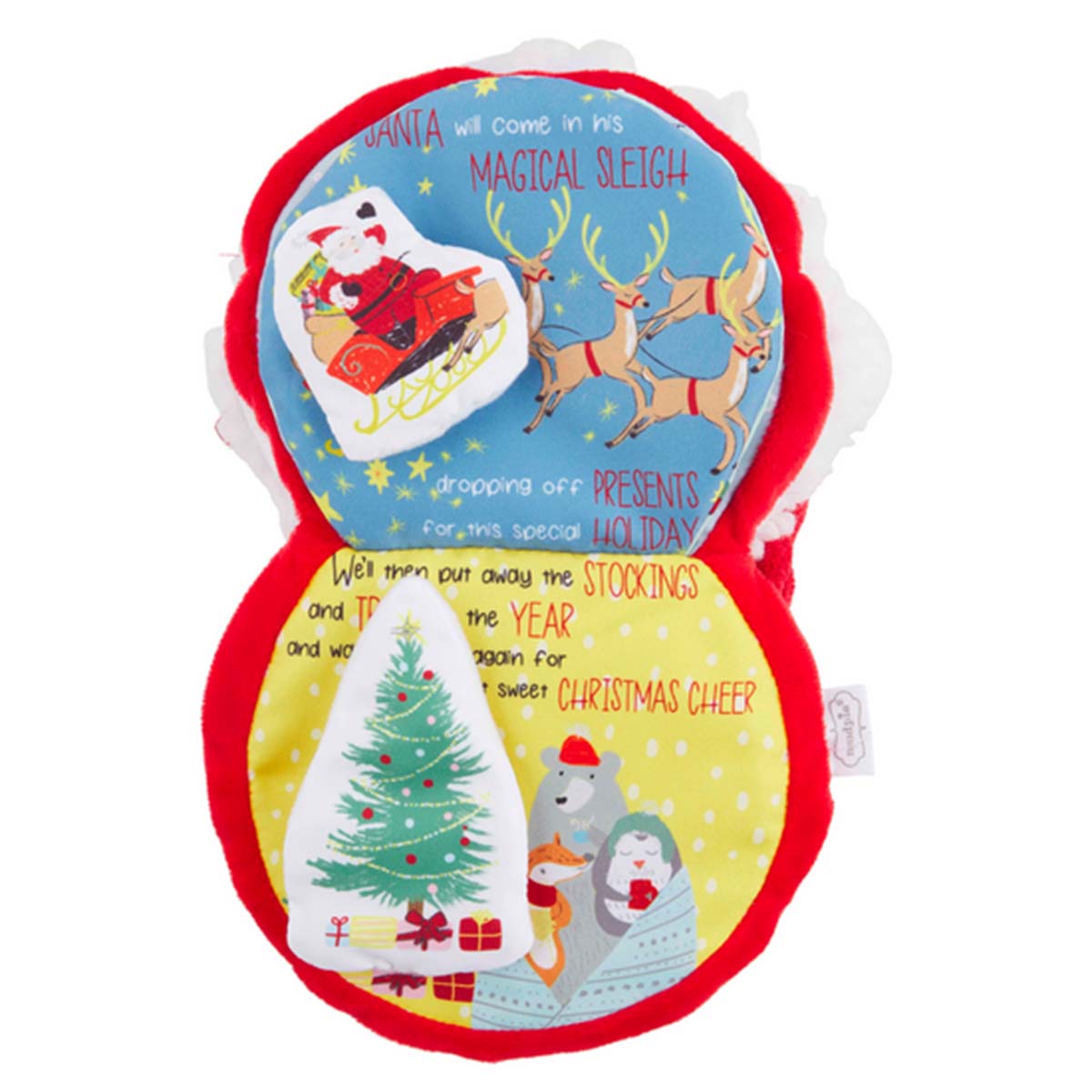 Mud Pie(R) Santa Puppet Book