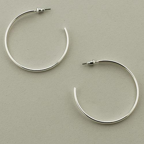 Freedom Nickel Free Medium Hoop Earrings