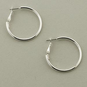 Freedom Nickel Free Clutchless Hoop Earrings