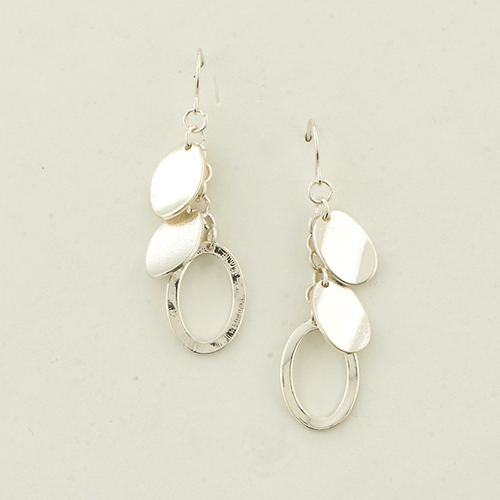 Freedom Nickel Free Silver Accents Dangle Earrings