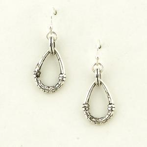 Freedom Nickel Free Small Silver Teardrop Earrings