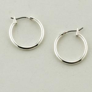 Freedom Nickel Free Small Silver Hoop Earrings