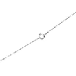 Athra Silver Plated Crystal Puffy Heart Pendant Necklace alternate view
