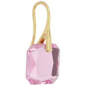 Athra 14kt. Gold over Brass & Purple Crystal Drop Earrings alternate view