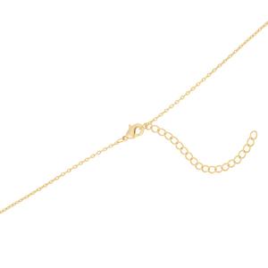 Athra 14kt. Gold over Brass & Round Crystal Pendant Necklace alternate view