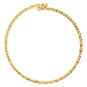 Athra Pink & Aurora Borealis Crystal Coil Bracelet alternate view