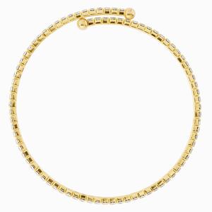 Athra 14kt. Gold over Brass & Clear Crystal Coil Bracelet alternate view